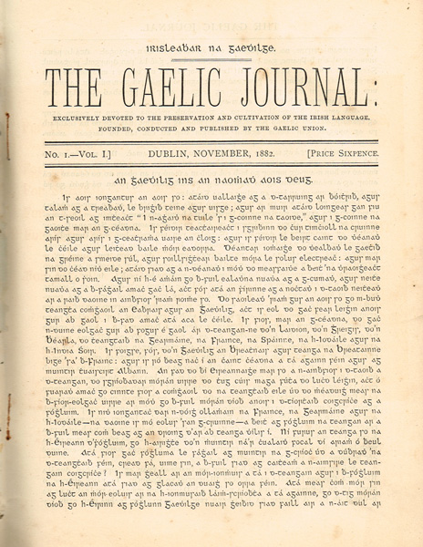 1882-93: The Gaelic Journal Volume 1 to 4 at Whyte's Auctions