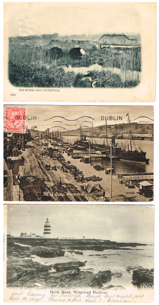 c. 1900-30: Collection of Waterford topographical postcards 
 at Whyte's Auctions