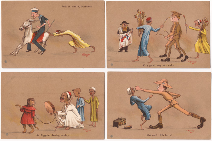 20th Century: Collection of North African postcards including British Army in Egypt at Whyte's Auctions