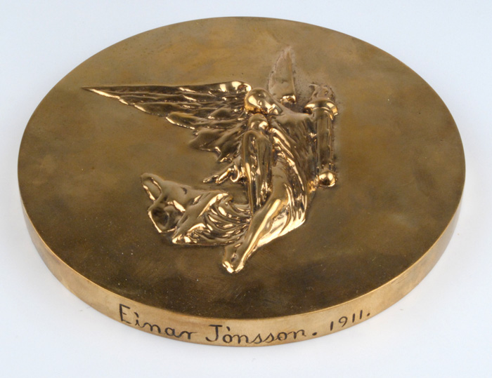 1911: Einar Jnsson (1874-1954) medallion
 at Whyte's Auctions