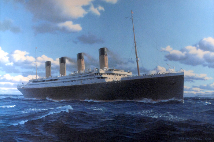 1912 (15 April) RMS Titanic Passage to Eternity limited edition print by Ken Marschall. at Whyte's Auctions