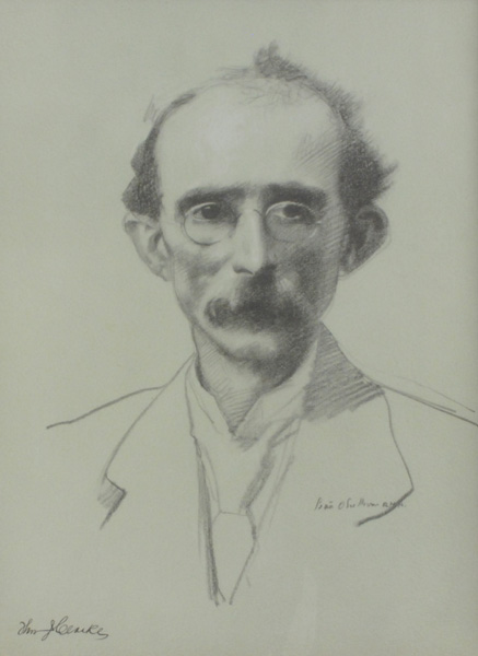 1916 Rising: Print of Thomas J. Clarke portrait by Sen O'Sullivan RHA
 at Whyte's Auctions