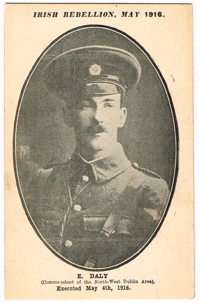 1916 Rising: Collection of leaders postcards and De Valera woodcraft portrait at Whyte's Auctions