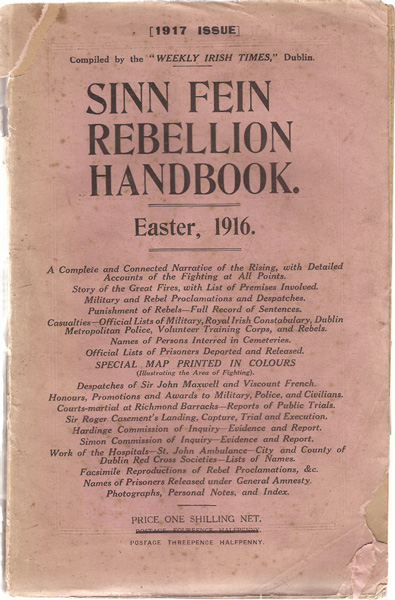 1916: Sinn Fein Rebellion Handbook - 1917 Edition 
 at Whyte's Auctions