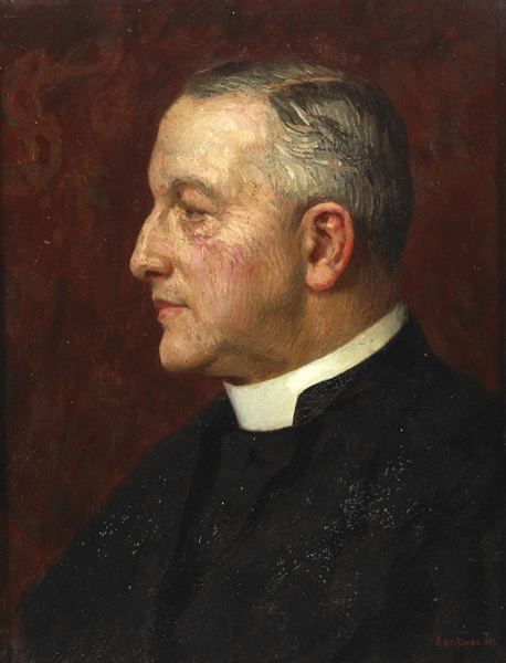 1916 Rising: Leo Whelan (1892-1956) portrait of GPO Chaplain Father John Flanagan at Whyte's Auctions