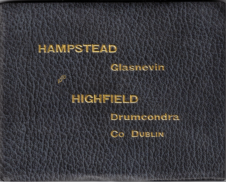 circa 1920: Scarce brochure for Hampstead, Glasnevin and Highfield, Drumcondra, Private Hospitals at Whyte's Auctions