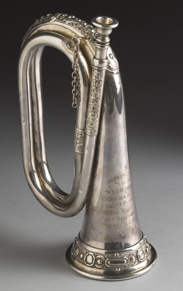 1923 (March) Presentation Bugle to the 54th Infantry Garrison Battalion on its formation. at Whyte's Auctions
