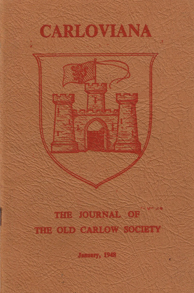 1948-49: Carloviana - The Journal of the Old Carlow Society at Whyte's Auctions
