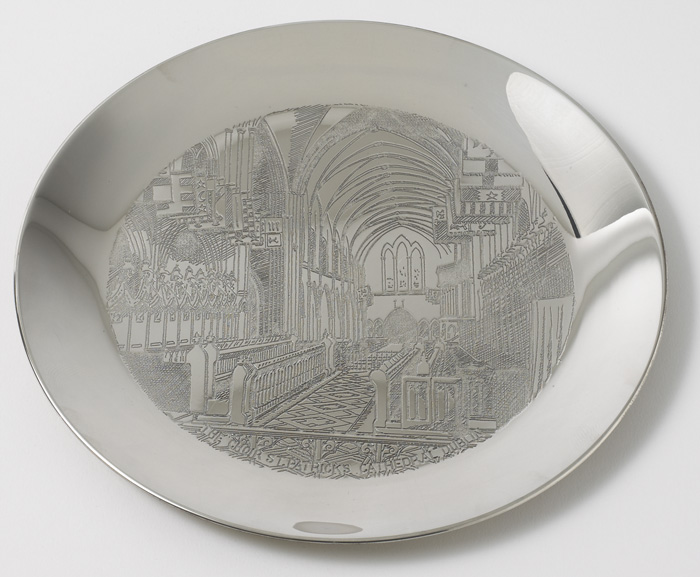 1973: Saint Patrick's Cathedral Dublin restoration fund silver plates at Whyte's Auctions