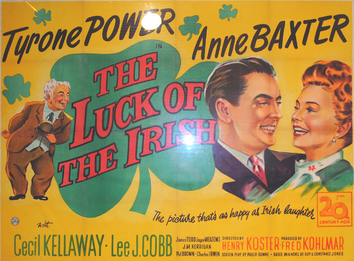 1948: The Luck of the Irish film poster at Whyte's Auctions