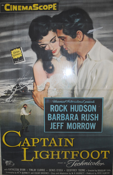 1955: Captain Lightfoot film poster at Whyte's Auctions