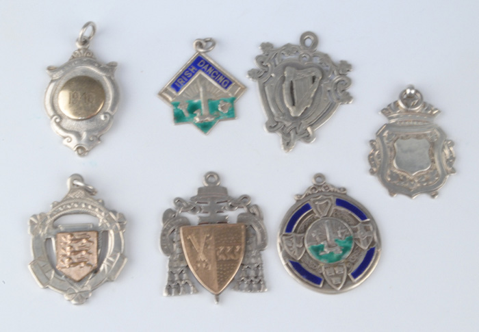 GAA 1929-1949: Collection of silver Irish sports medals including Tipperary Junior Hurling medal at Whyte's Auctions