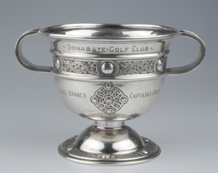 Golf: 1934 Donabate Golf Club Ladies Branch Captain's Prize silver cup at Whyte's Auctions