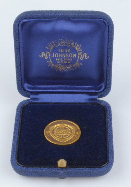 1979: Lancia Delta gold commemorative medal at Whyte's Auctions
