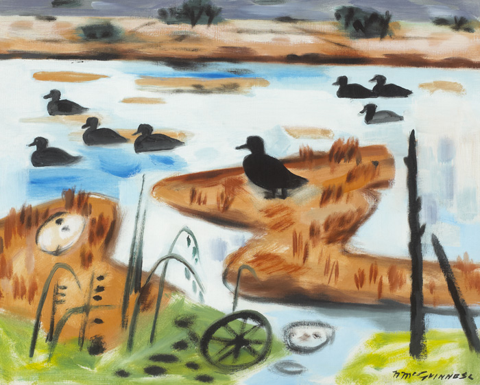 SCOOTER DUCKS by Norah McGuinness HRHA (1901-1980) at Whyte's Auctions