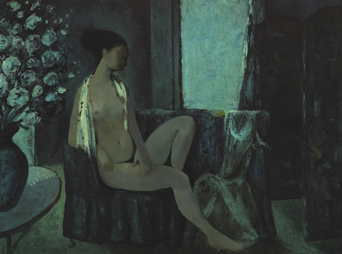 INTERIOR WITH NUDE by Daniel O'Neill (1920-1974) at Whyte's Auctions