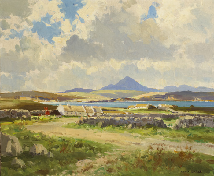 ERRIGAL FROM THE ROSSES, COUNTY DONEGAL by Maurice Canning Wilks RUA ARHA (1910-1984) at Whyte's Auctions