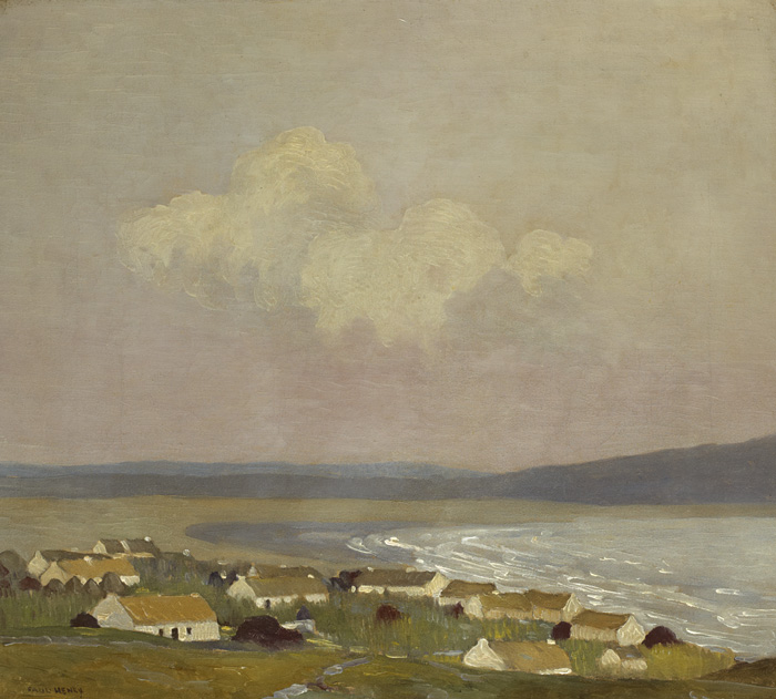 KEEL VILLAGE, ACHILL ISLAND, 1911 by Paul Henry RHA (1876-1958) at Whyte's Auctions