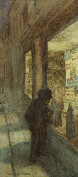 THE PLAYBILL, 1900 by Jack Butler Yeats RHA (1871-1957) at Whyte's Auctions