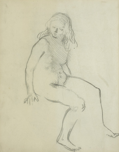 NUDE, c.1900 by Sir William Orpen KBE RA RI RHA (1878-1931) at Whyte's Auctions