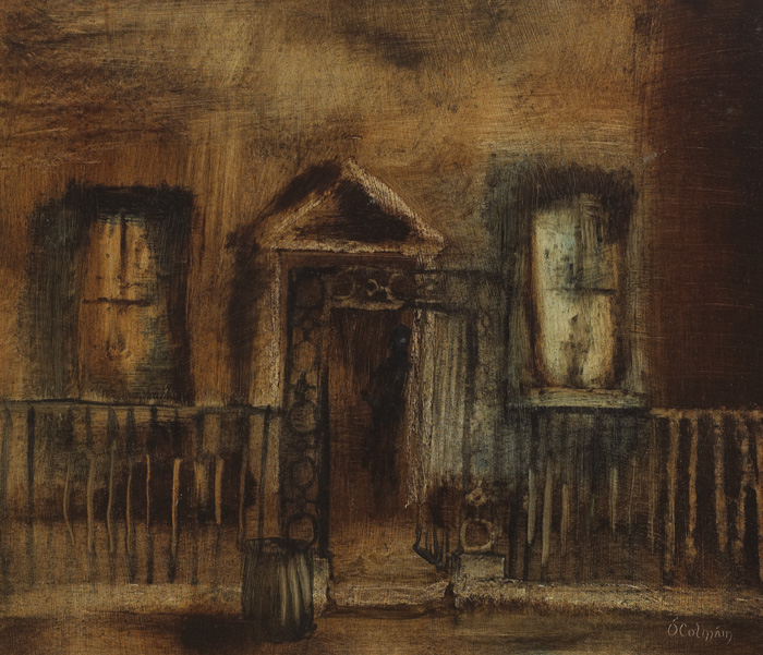 DUBLIN DOORWAY, c.1965 by Samus  Colmin (1925-1990) at Whyte's Auctions