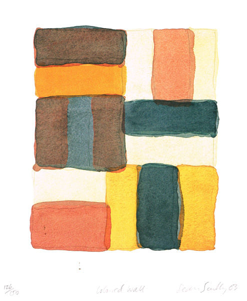COLOURED WALL, 2003 and SEAN SCULLY (BOOK) by David Carrier by Sean Scully (b.1945) (b.1945) at Whyte's Auctions