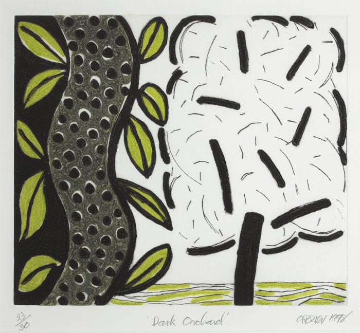 DARK ORCHARD, 1998, TWO JUGS, 1998 & THE GREEN (SET OF 3) by William Crozier HRHA (1930-2011) at Whyte's Auctions