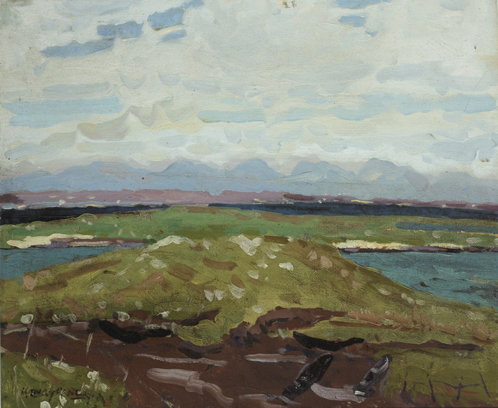 NEAR MANNIN BAY, COUNTY GALWAY by Henry Healy RHA (1909-1982) at Whyte's Auctions
