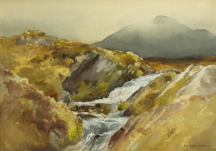 A MISTY DAY, CONNEMARA, 1933 by Frank Egginton RCA (1908-1990) at Whyte's Auctions