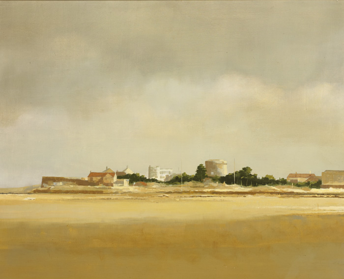 VIEW OF SANDYCOVE AND JOYCE'S TOWER, COUNTY DUBLIN by Martin Mooney (b.1960) (b.1960) at Whyte's Auctions