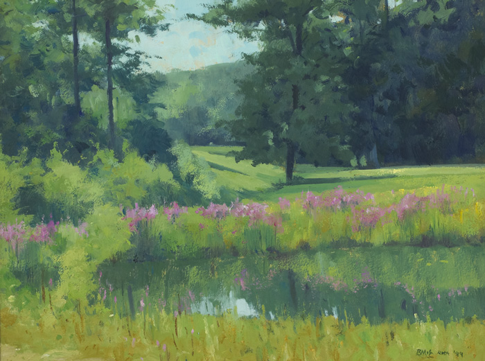 THE MEADOW POND, SUMMER, 1999 by Brett McEntagart sold for �480 at Whyte's Auctions