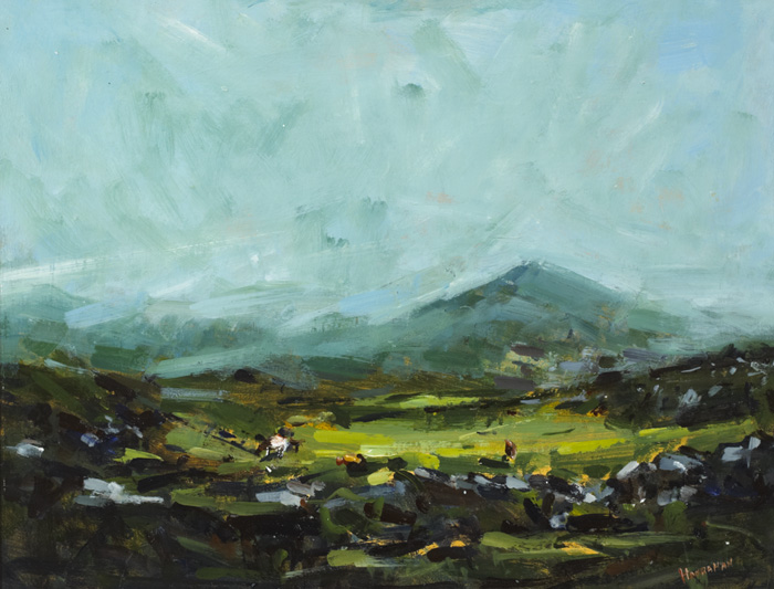 A MISTY DAY IN CONNEMARA by Michael Hanrahan (b.1951) at Whyte's Auctions