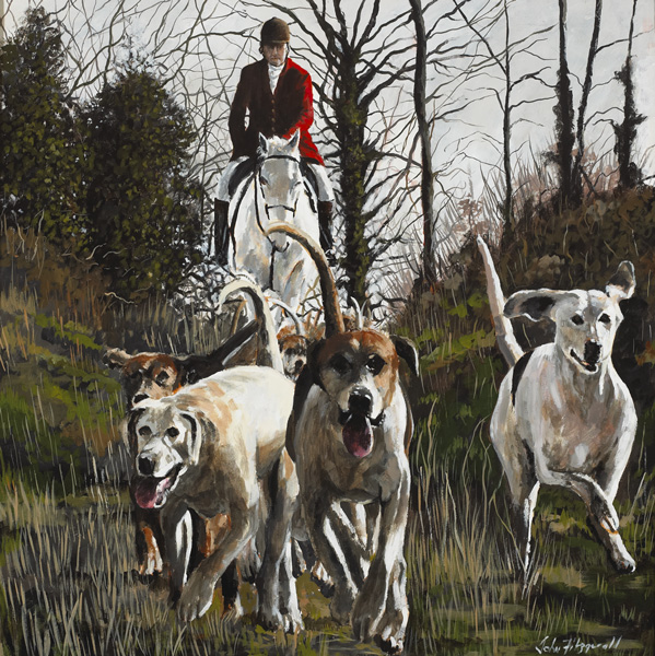 THE WEXFORD HUNT by John Fitzgerald sold for �1,100 at Whyte's Auctions