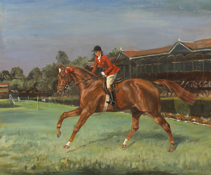RUSTY, RDS DUBLIN HORSE SHOW, c.1948 at Whyte's Auctions
