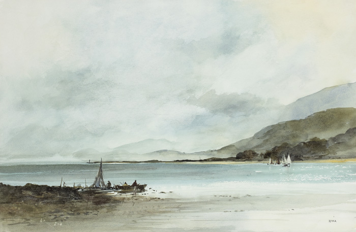 COASTAL SCENE by Tom Kerr (b.1925) at Whyte's Auctions