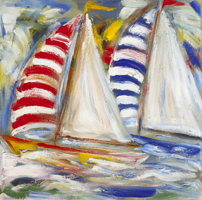 YACHT RACE NO. 7 by Kevin Geary sold for �440 at Whyte's Auctions
