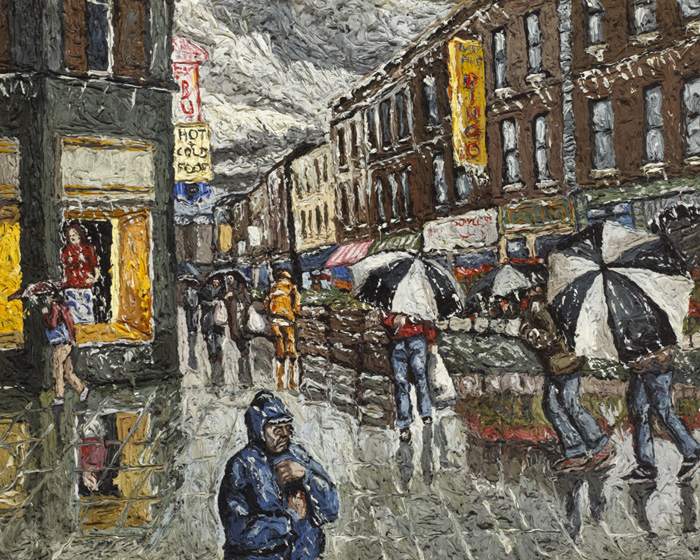 MOORE STREET, DUBLIN, 2003 by Desmond Kenny (b.1956) at Whyte's Auctions