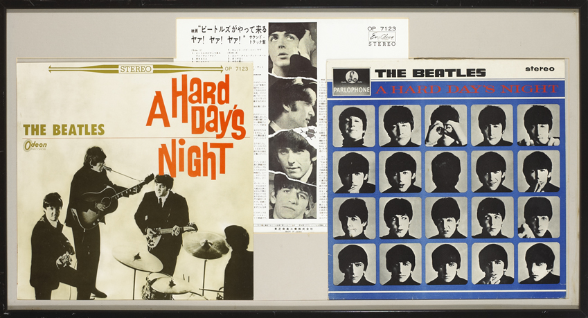 The Beatles: 'A Hard Day's Night' Japanese and English album sleeves at Whyte's Auctions