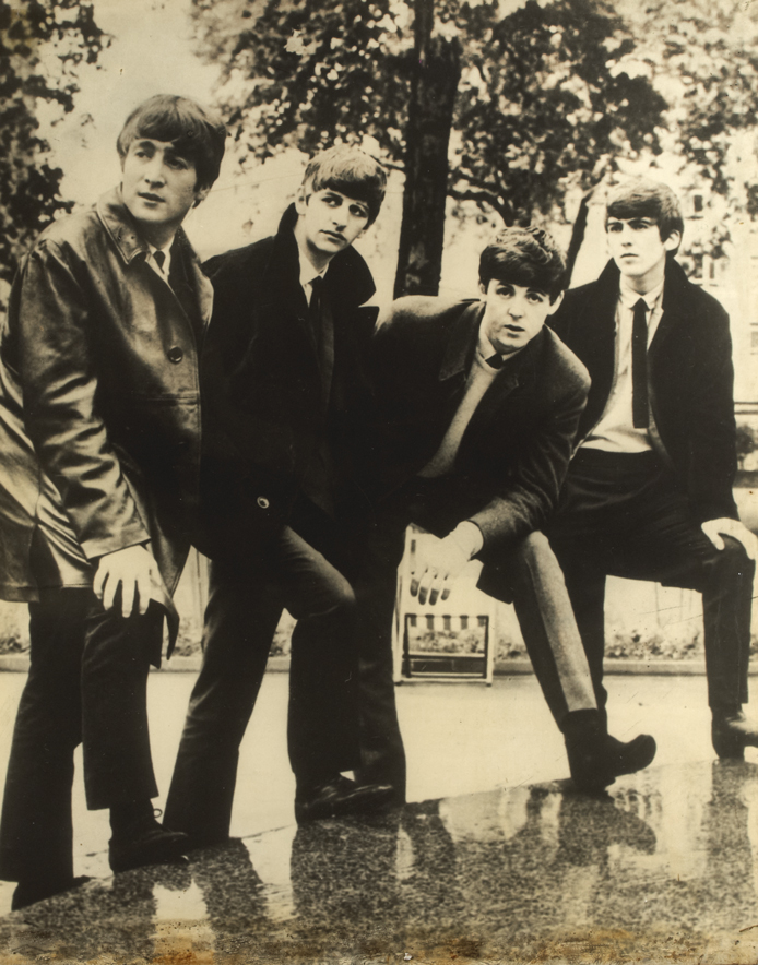 The Beatles: Selection of block mounted photographs at Whyte's Auctions