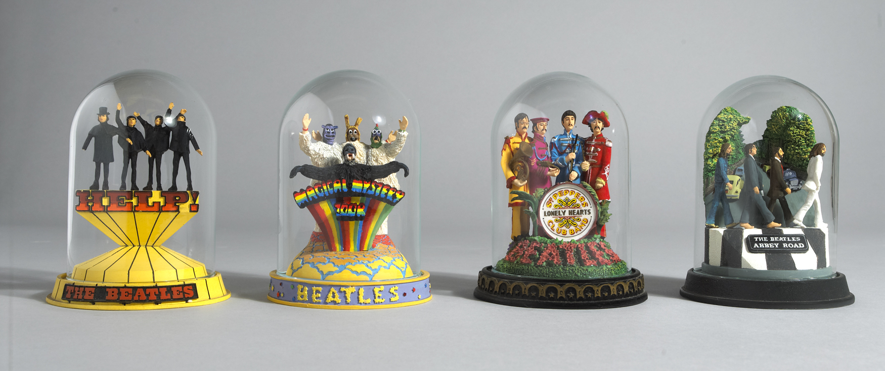 The Beatles: A selection of various souvenirs including limited edition Franklin Mint statues at Whyte's Auctions