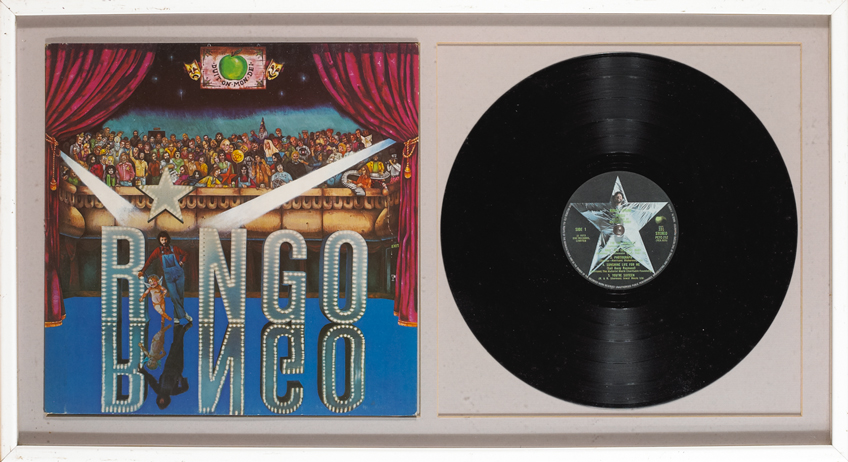 Ringo Starr: 'Ringo' album display piece at Whyte's Auctions