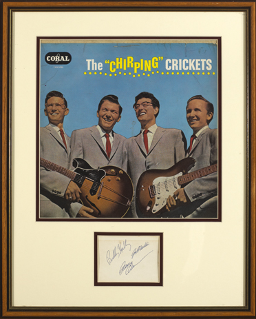 Buddy Holly and The Crickets: Set of autographs at Whyte's Auctions