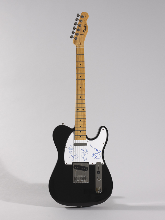 Cream: Eric Clapton, Jack Bruce and Ginger Baker autographed Fender Squier Telecaster at Whyte's Auctions