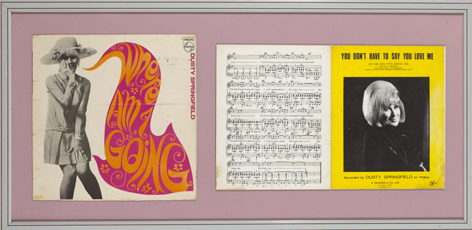Dusty Springfield: Autographed 'Where Am I Going?' album sleeve at Whyte's Auctions