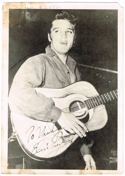 Elvis Presley: Early signed photograph at Whyte's Auctions