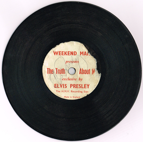 Elvis Presley: Germany autographed 'The Truth About Me' vinyl record at Whyte's Auctions