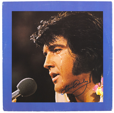 Elvis Presley: Autographed 'A Legendary Performer' vinyl record at Whyte's Auctions
