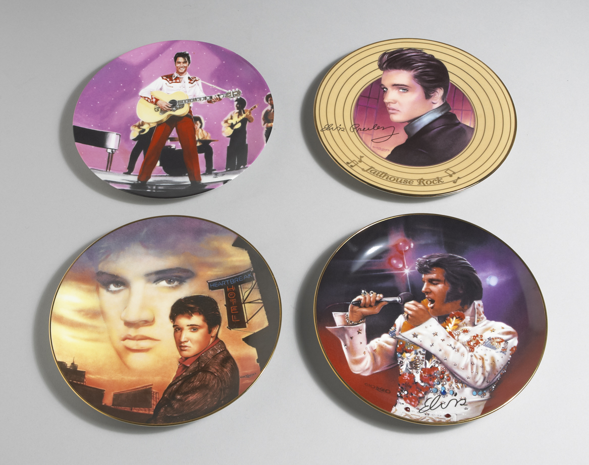 Elvis Presley: Collection of commemorative plates by Nate Giorgio at Whyte's Auctions