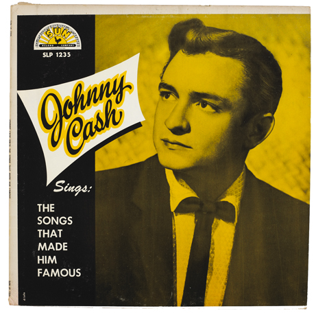 Johnny Cash: Sun Studios vinyl records including 'Now Here's Johnny Cash' at Whyte's Auctions