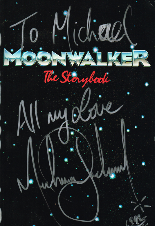 Michael Jackson: Autograph on 'Moonwalker The Storybook' 1988 at Whyte's Auctions